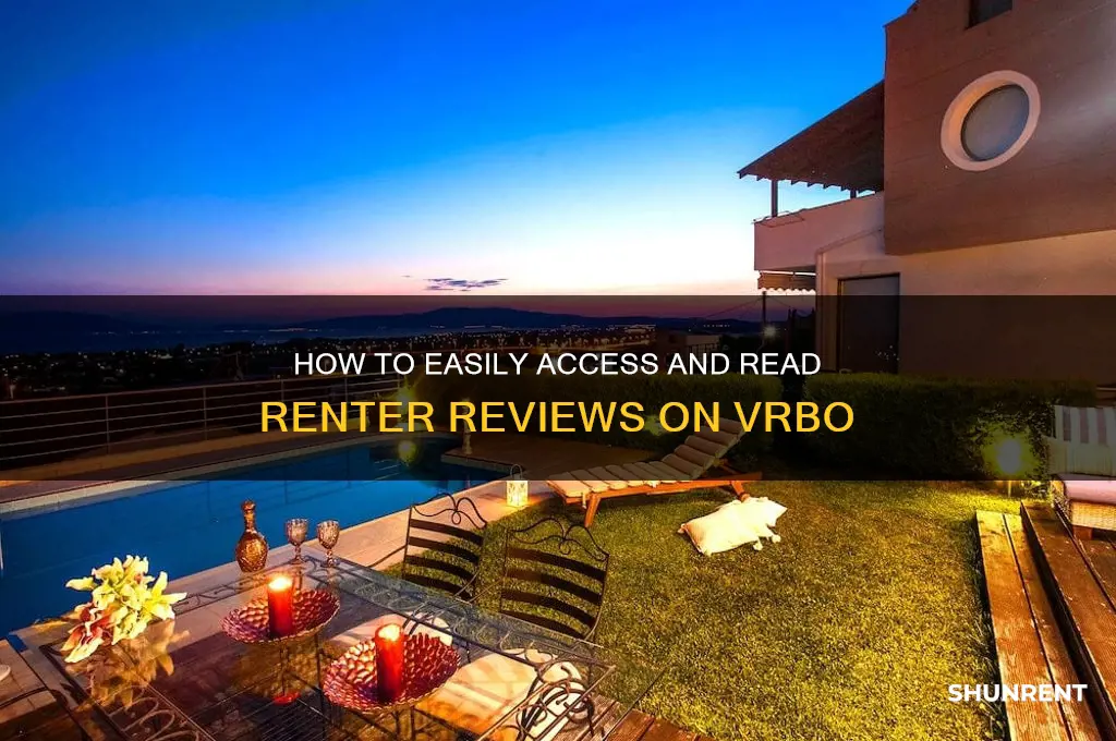 how to see renter reviews on vrbo