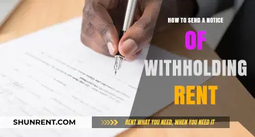 Withholding Rent: A Step-by-Step Guide to Sending a Notice