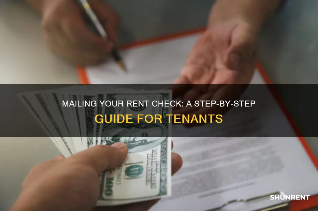how to send a rent check in the mail