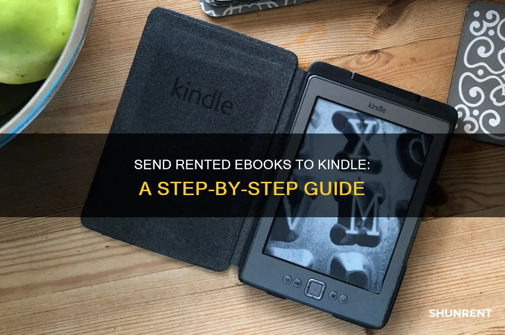 how to send a rented ebook to kindle