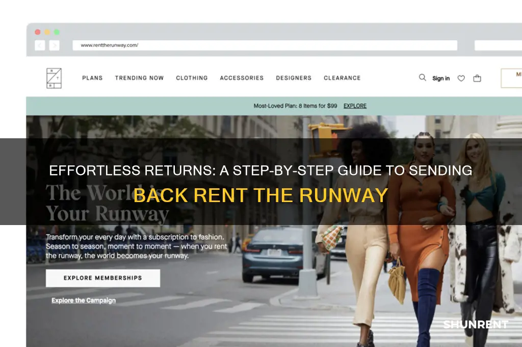 how to send back rent the runway