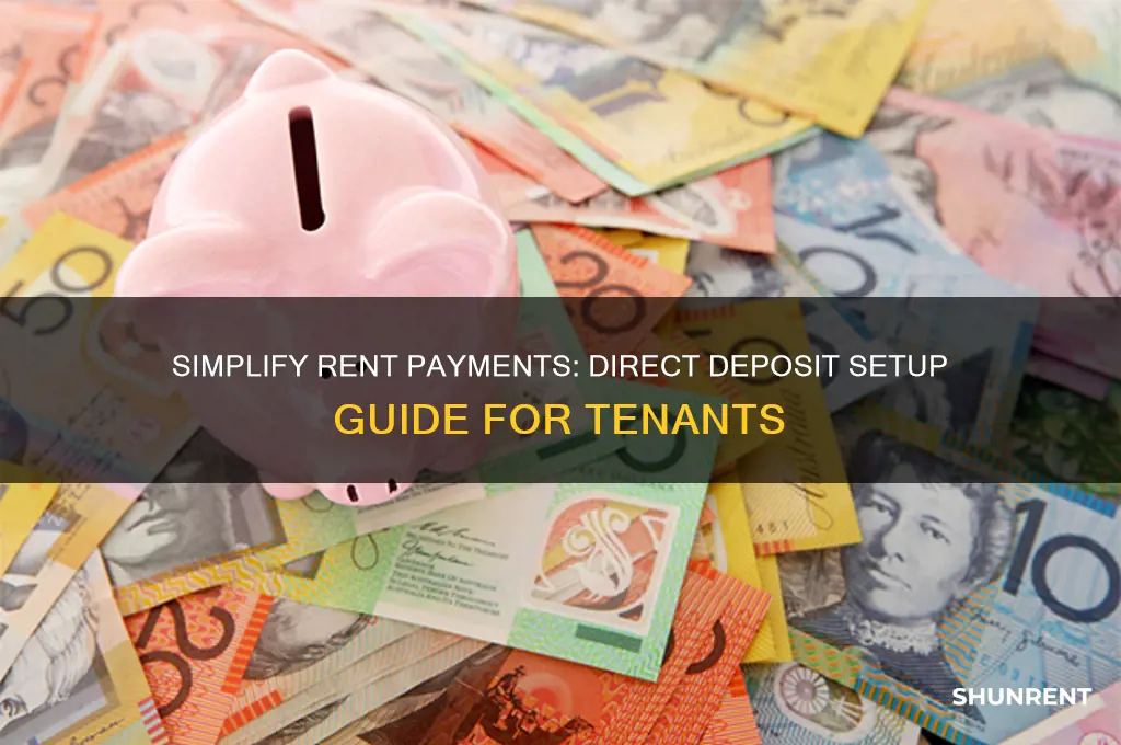 how to send money for rent usin direct deposit
