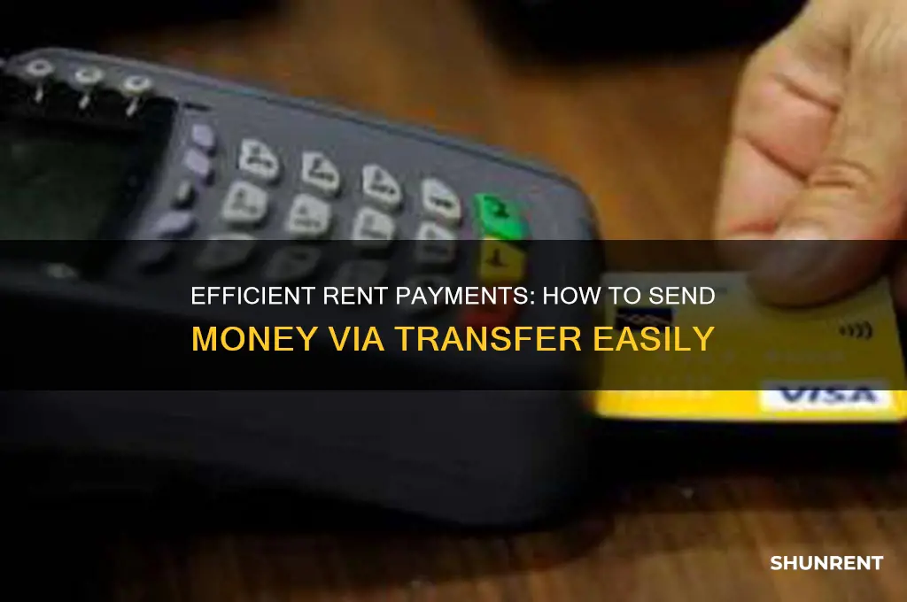 how to send money for rent via transfer