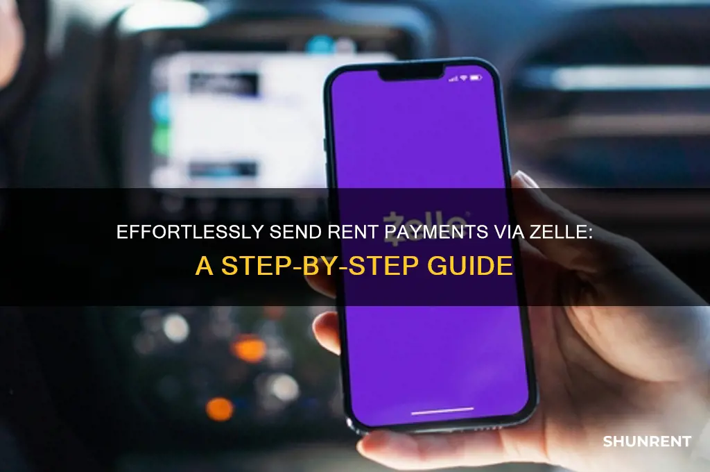 how to send rent money via zelle
