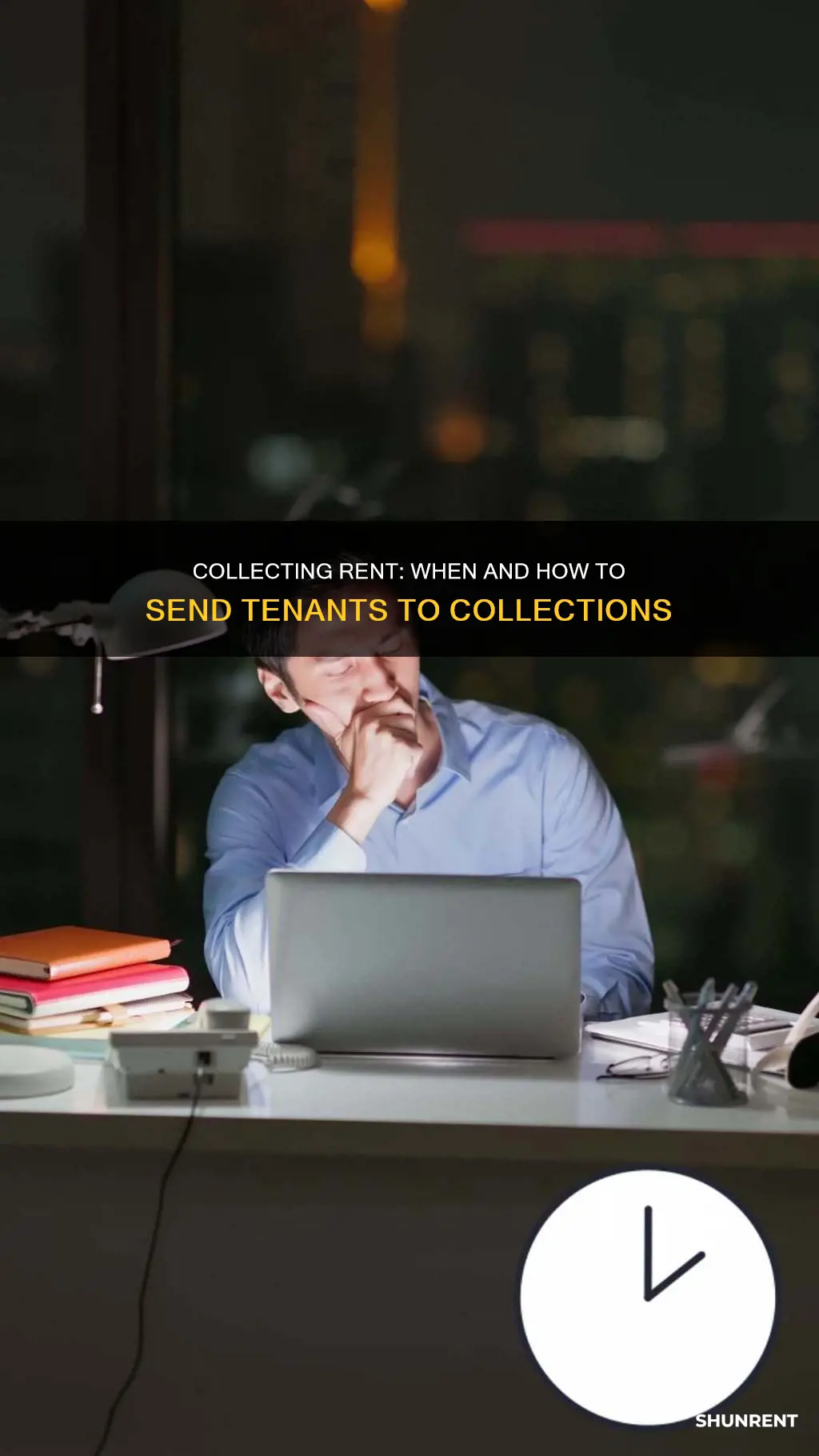 how to send someone to collections for rent