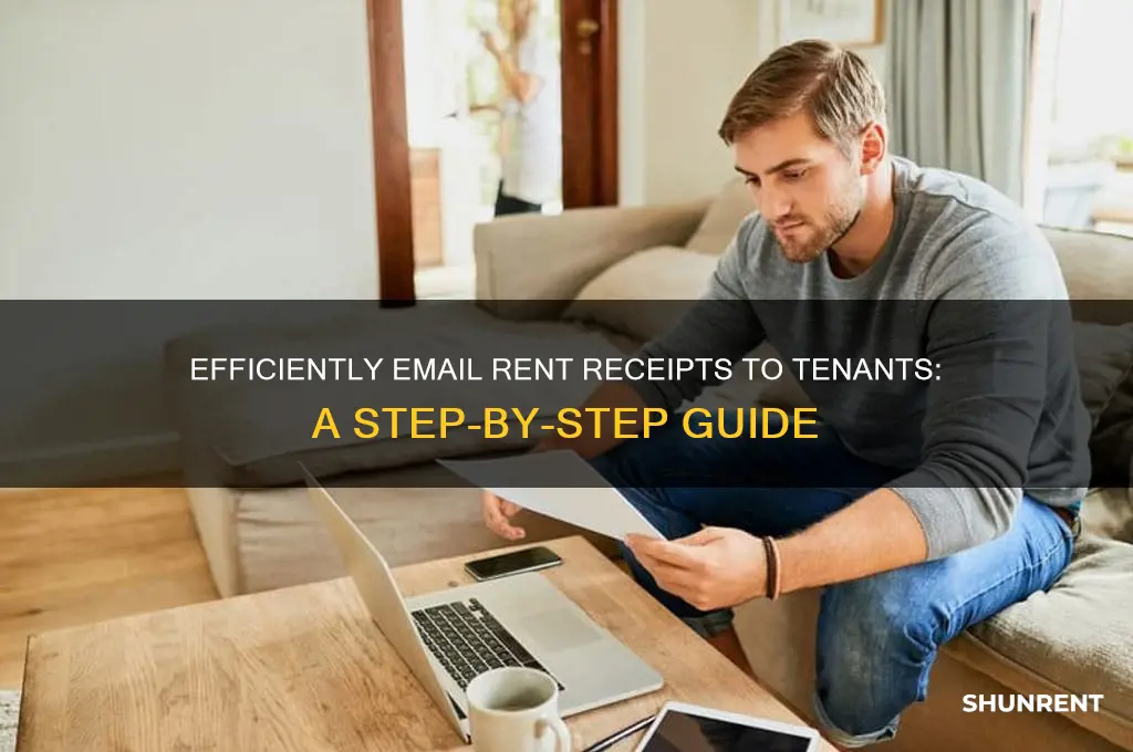 how to send tenants rent payment receipt via email