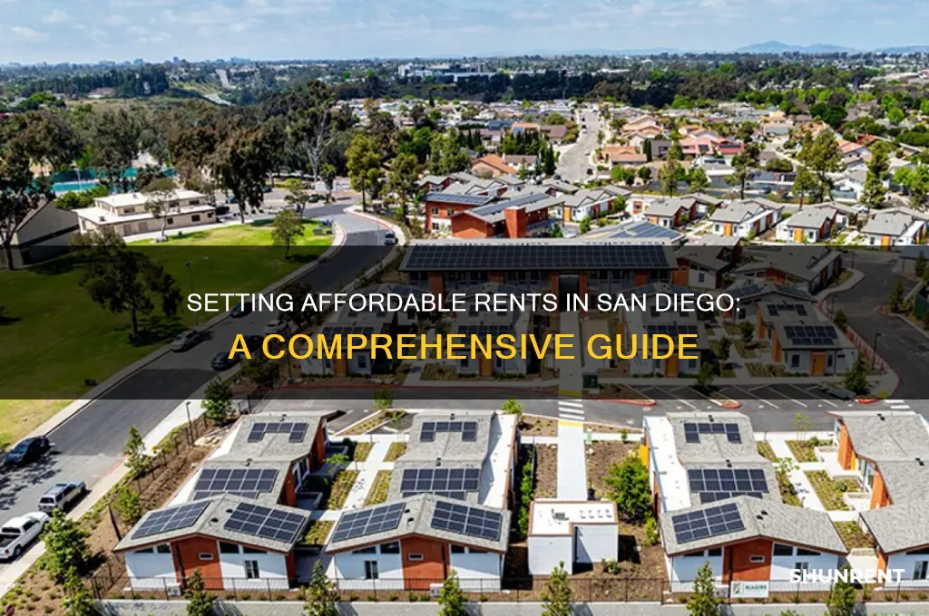 how to set rents for affordable housin san diego