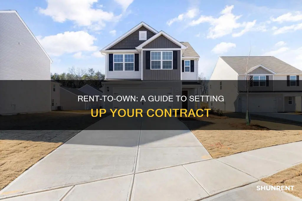 how to set up a rent to own contract