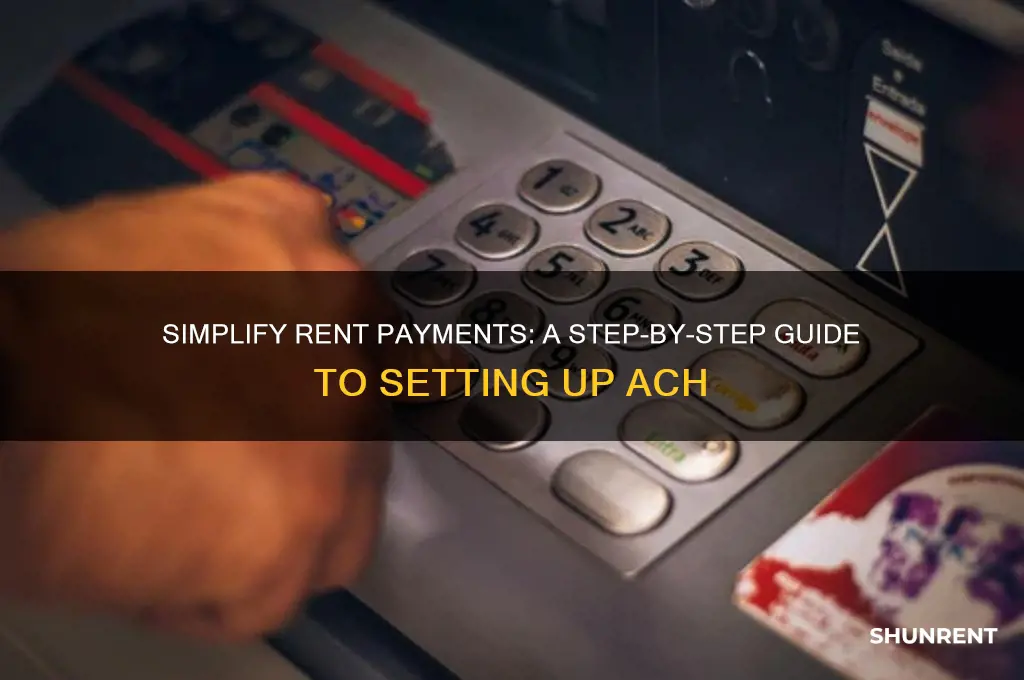 how to set up ach for rent