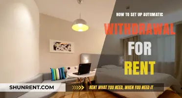 Simplify Rent Payments: Setting Up Automatic Withdrawals Effortlessly