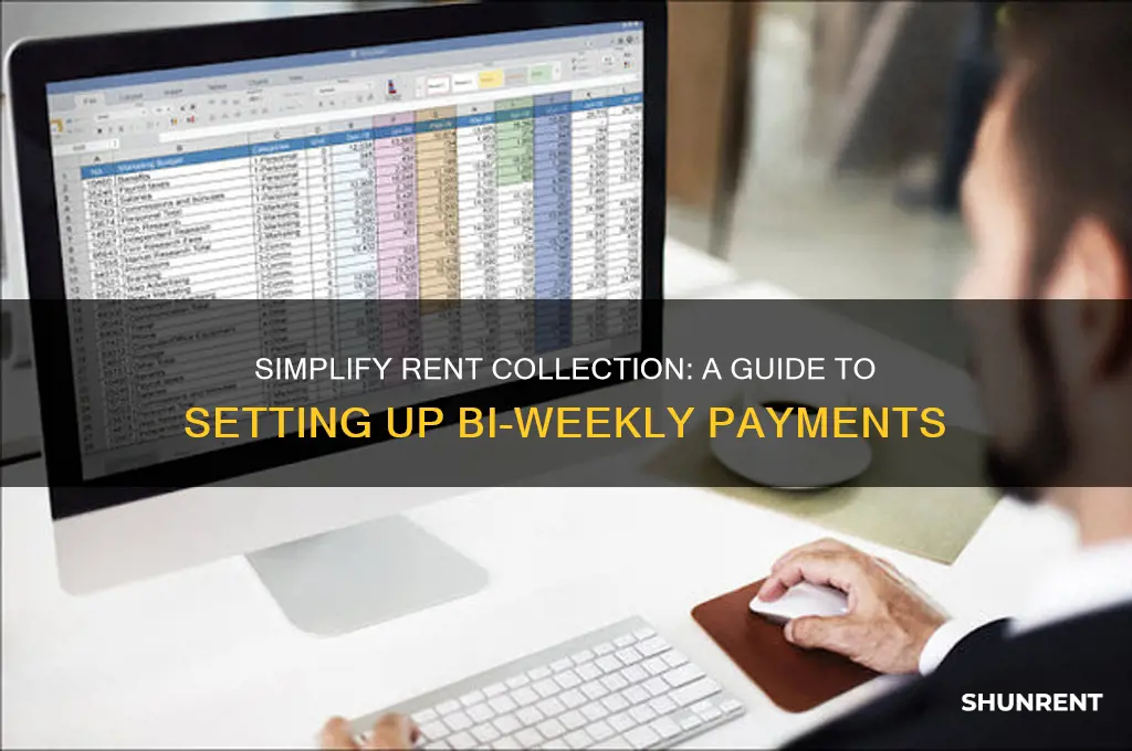 how to set up bi weekly rent payments