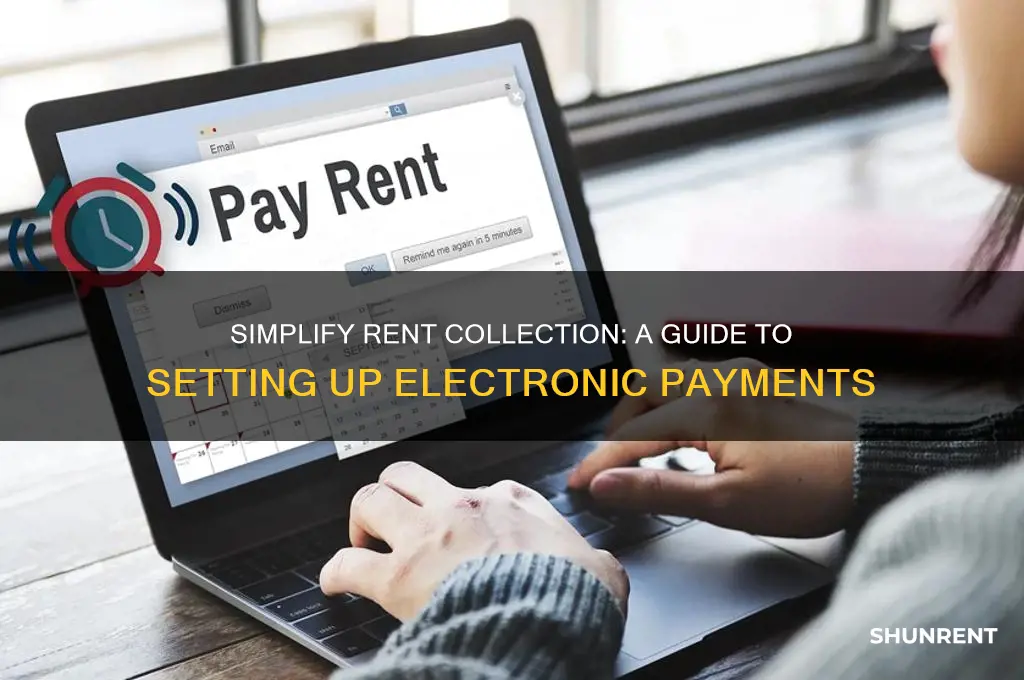 how to set up electronic rent payments