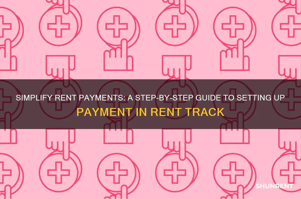 how to set up payment in rent track