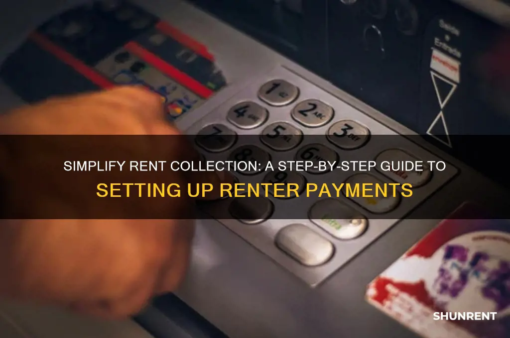 how to set up payments for renter