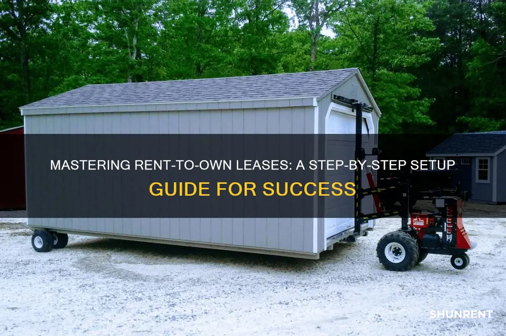 how to setup a rent to own lease