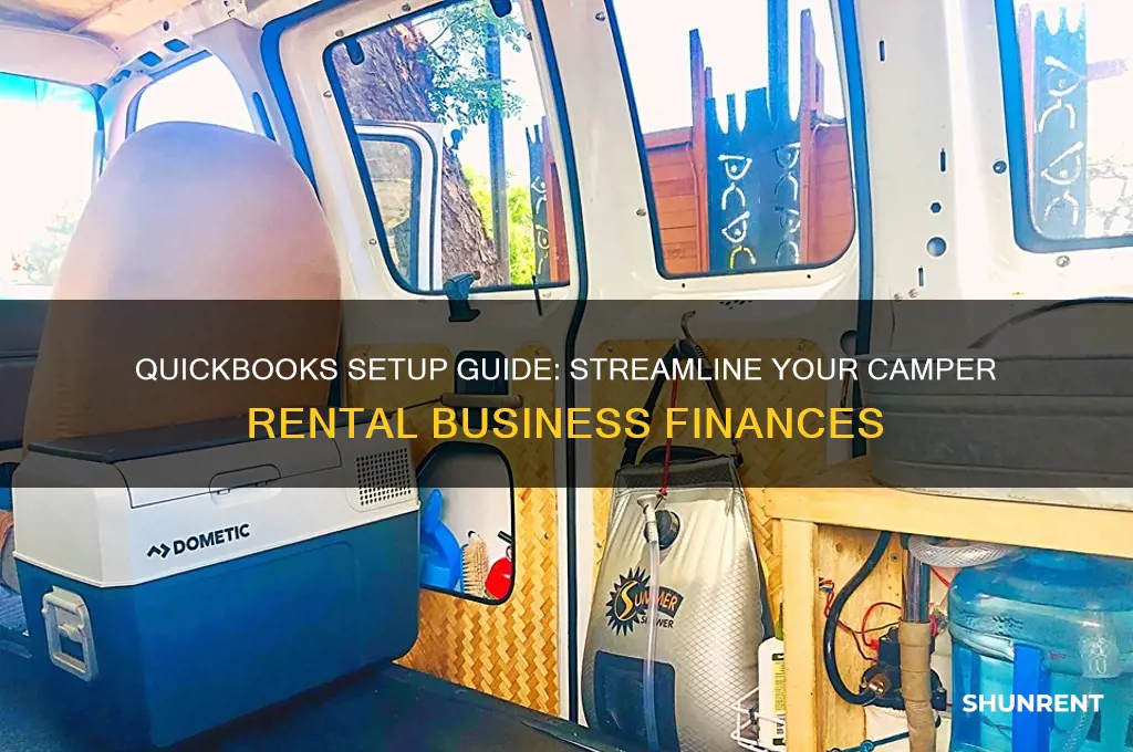 how to setup quickbooks for renting a camper