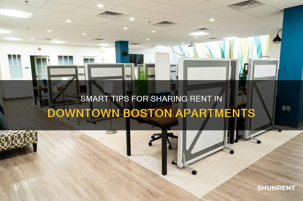 how to share the rent appartment in downtow boston
