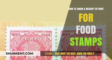 Proving Rent Payments: How to Show Receipts for Food Stamp Eligibility