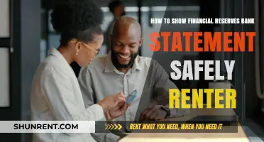 Safely Sharing Financial Reserves: Tips for Renters to Show Bank Statements