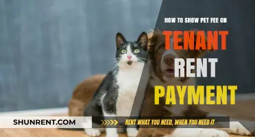 How to Properly Include Pet Fees in Tenant Rent Payments