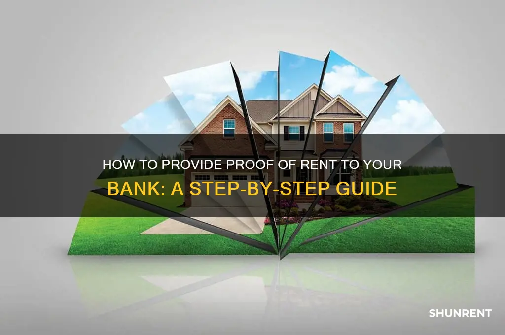 how to show proof of rent to bank