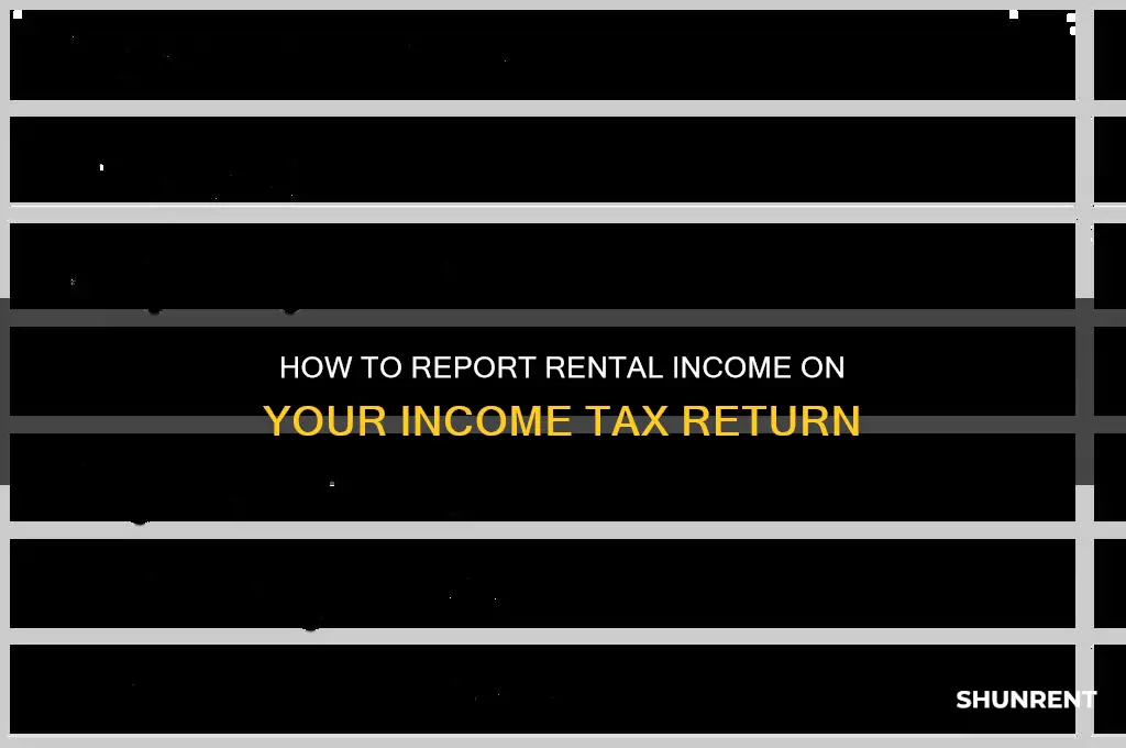 how to show rent in income tax