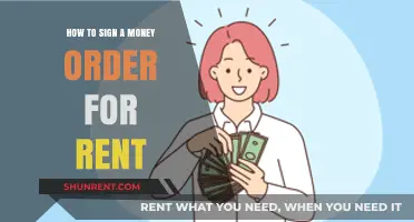 Rent Payment: Signing Money Orders Correctly