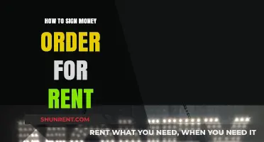 Mastering Rent Payments: How to Properly Sign a Money Order