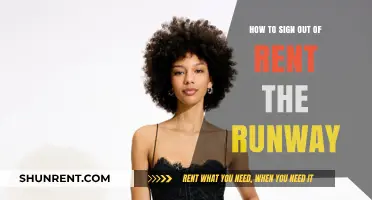 Easy Steps to Sign Out of Rent the Runway Account