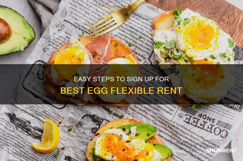 how to sign up for best egg flexible rent