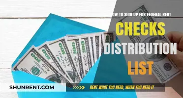 Unlock Federal Rent Checks: Join the Distribution List Today