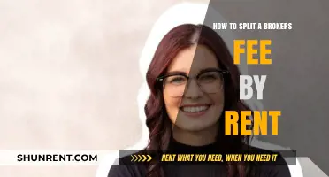Splitting Broker's Fees: A Fair Rent-Based Division Guide