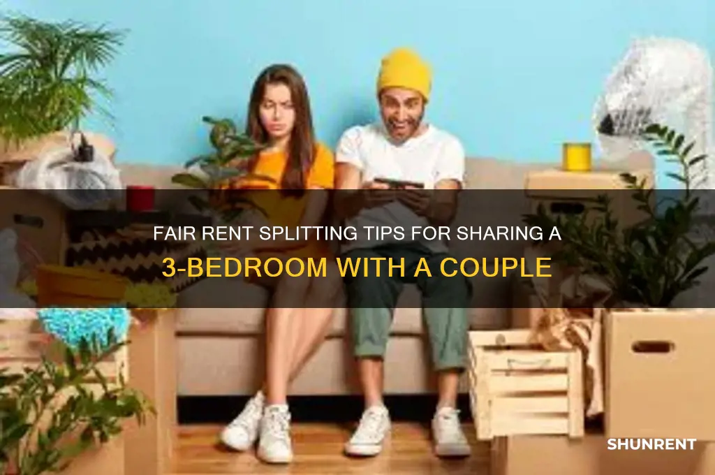 how to split rent 3br with couple