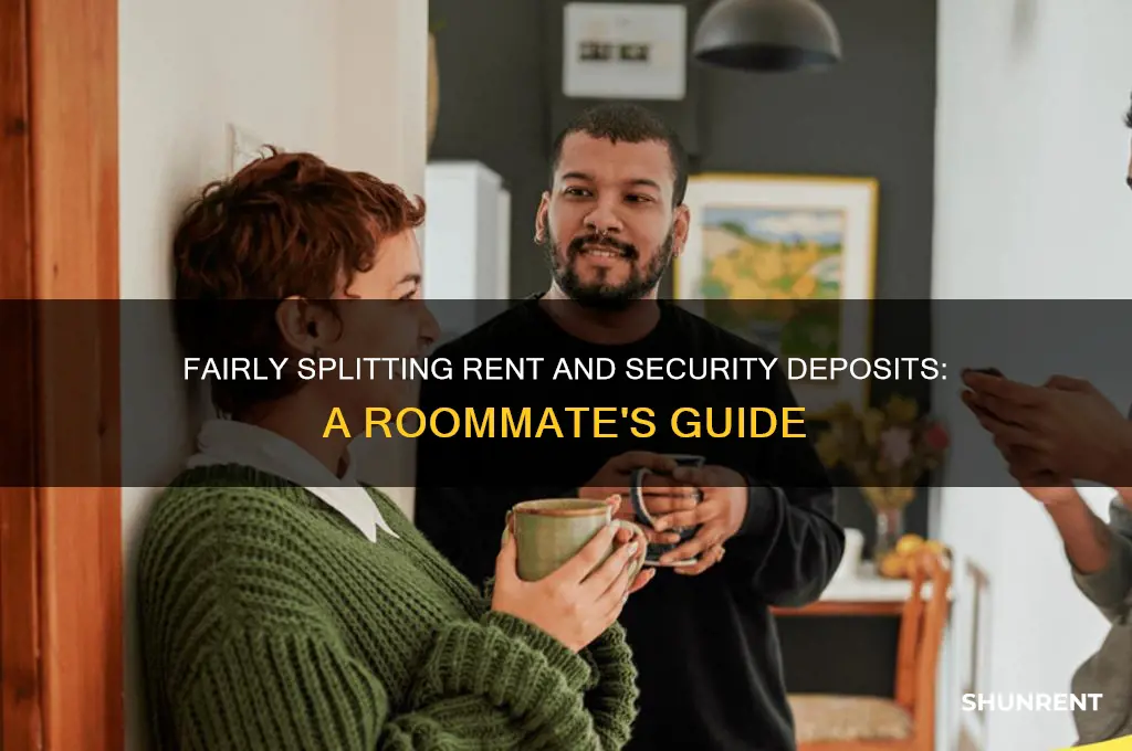 how to split rent and security deposit