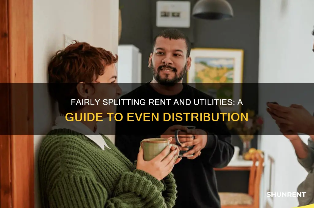 how to split rent and utilities evenly