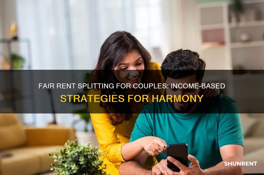 how to split rent as a couple based on income