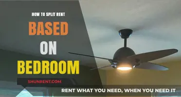 Fair Rent Division: Splitting Costs Based on Bedroom Size and Amenities