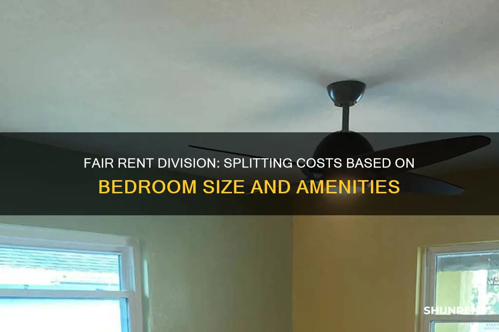 how to split rent based on bedroom
