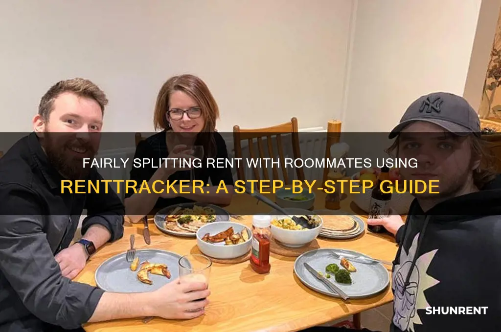 how to split rent on renttracker with roommate