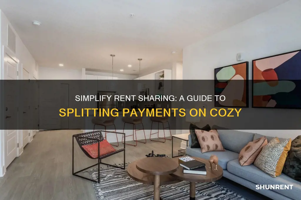 how to split rent payments on cozy