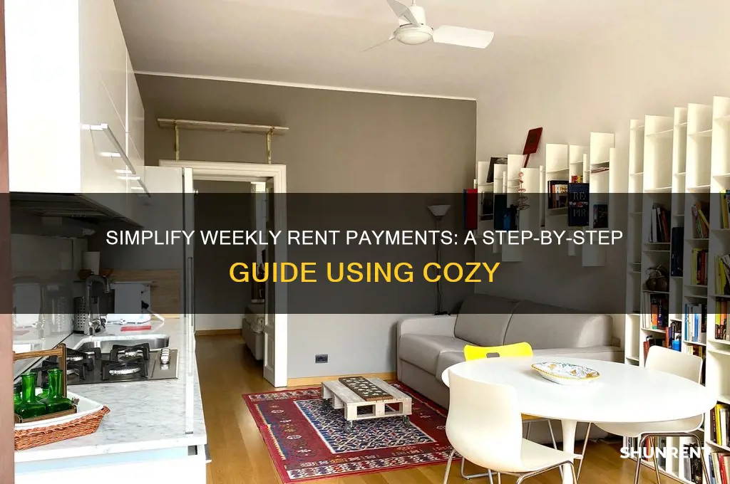 how to split rent payments weekly on cozy