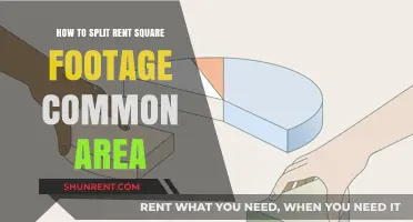 Fair Rent Division: Splitting Square Footage and Common Areas Equitably
