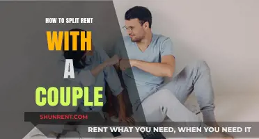 Fair Rent Splitting Strategies for Couples Sharing Living Spaces