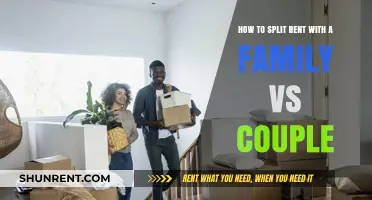Fair Rent Splitting Strategies for Families and Couples Living Together