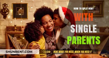 Fair Rent Splitting Strategies for Single Parents Sharing Housing