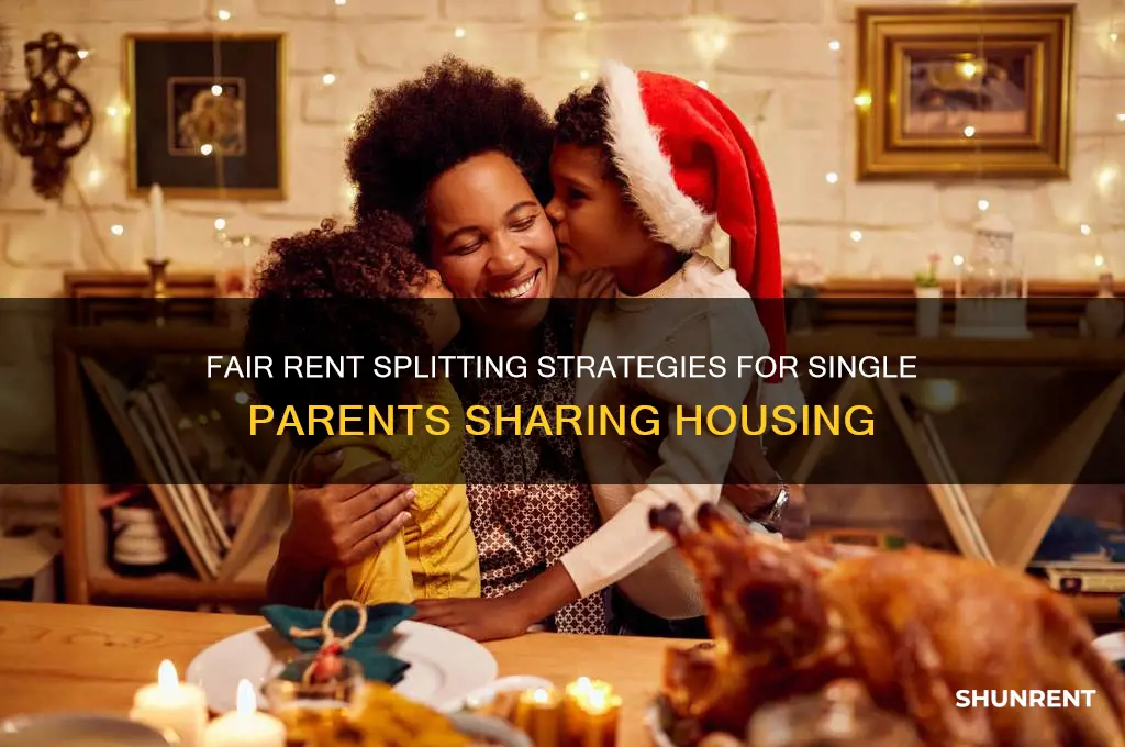 how to split rent with single parents