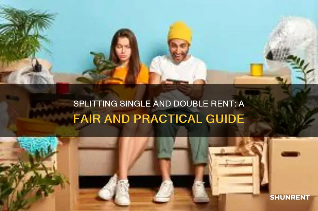 how to split up single double rent