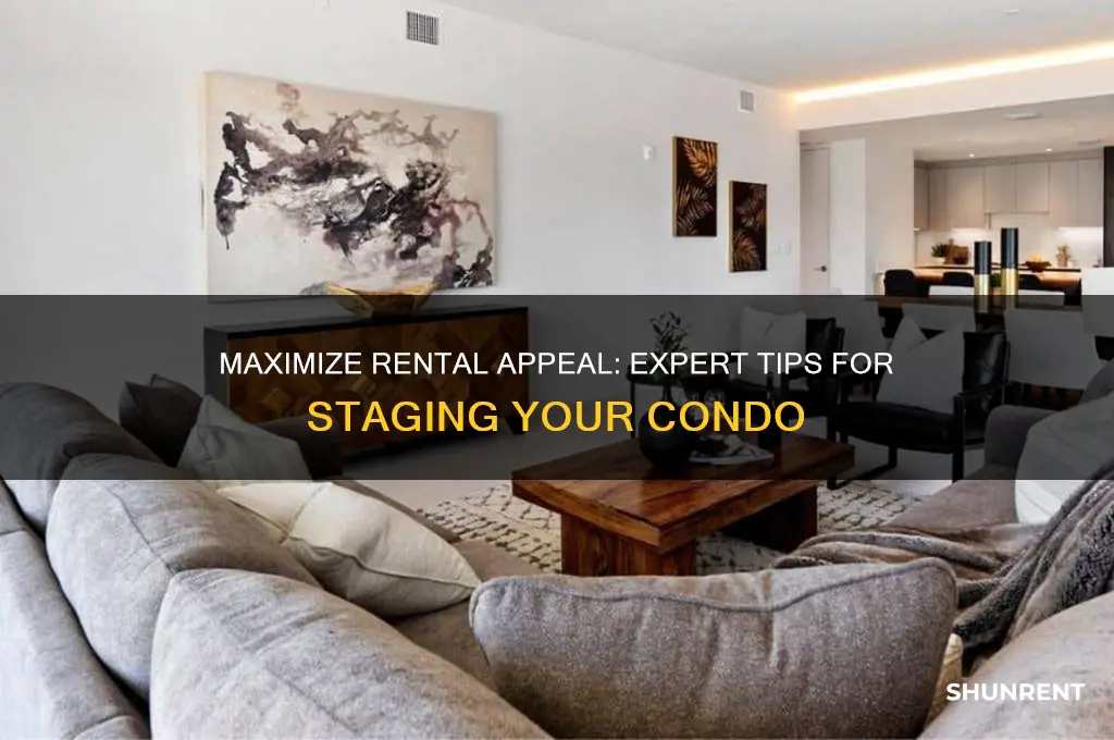 how to stage a condo for rent