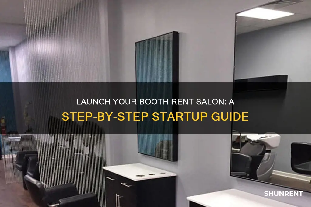 how to start a booth rent salon