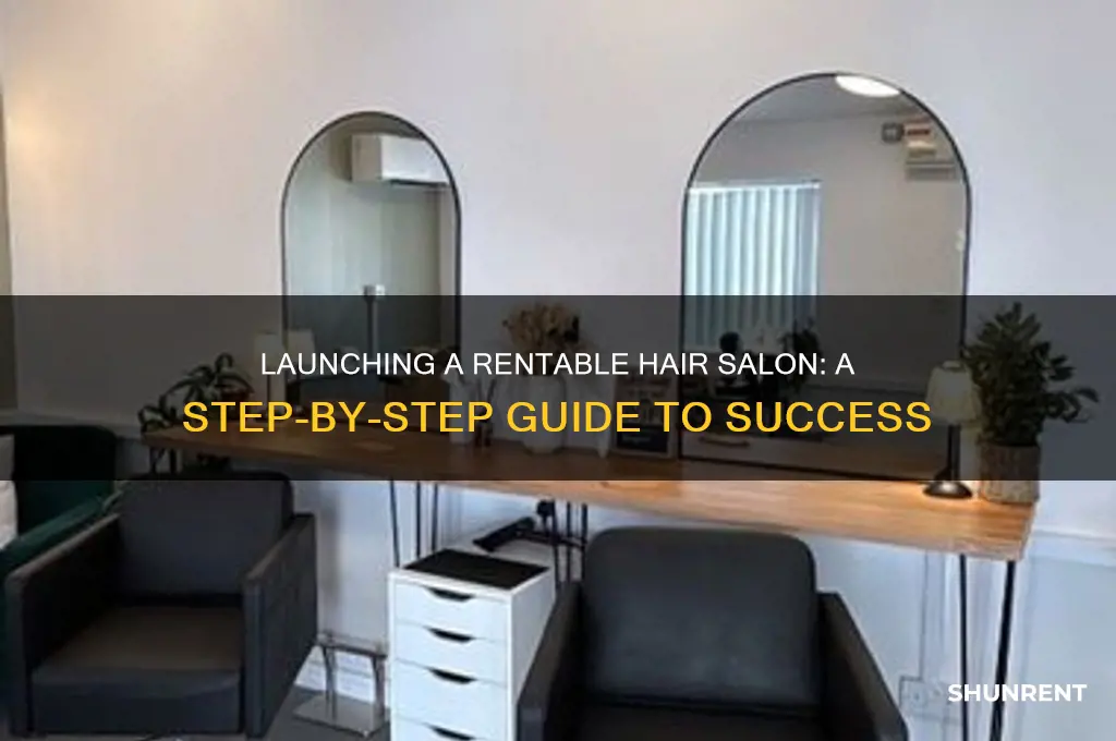 how to start a hair salon for others to rent